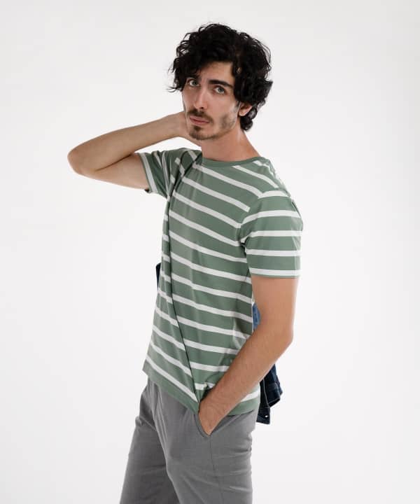 تیشرت یقه گرد مردانه جین وست Jeanswest کد 01173505 - 2