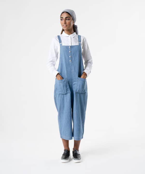 سرهمی جین زنانه جین وست Jeanswest کد 02288505 - 1