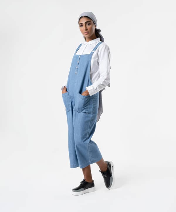سرهمی جین زنانه جین وست Jeanswest کد 02288505 - 2