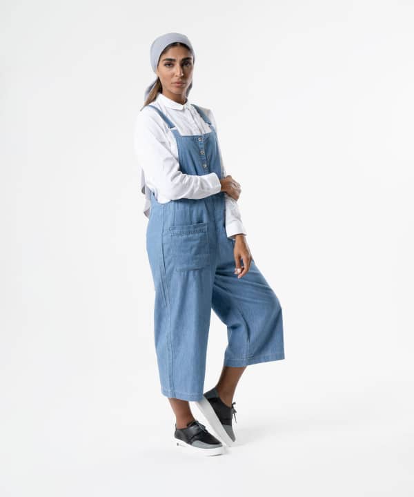سرهمی جین زنانه جین وست Jeanswest کد 02288505 - 3