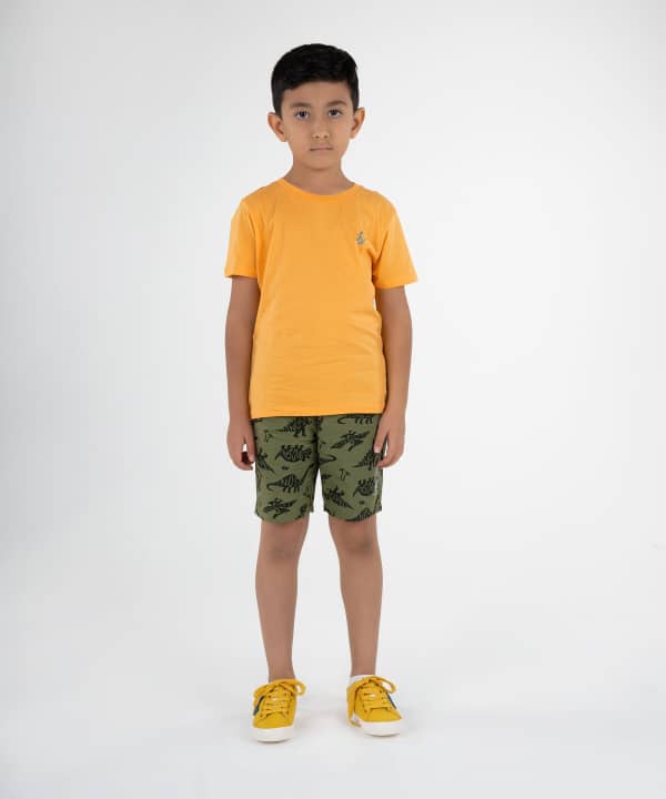 تیشرت یقه گرد پسرانه جوتی جینز JootiJeans کد 01073101 - 0