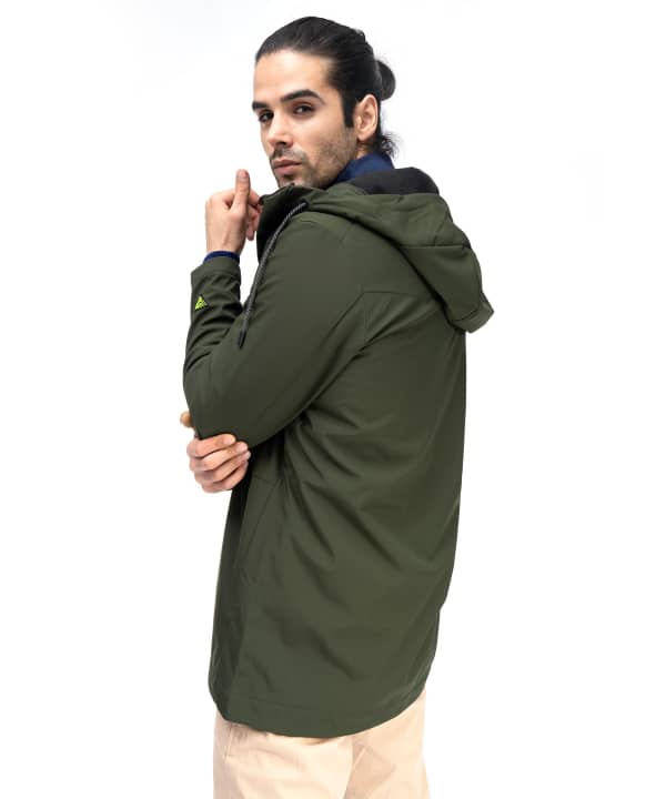 کاپشن کلاه دار مردانه جین وست Jeanswest کد 03122515 - 2