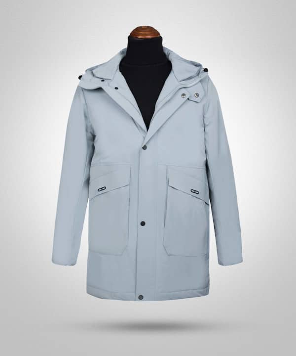 کاپشن کلاه دار مردانه جین وست Jeanswest کد 04122509 - 0