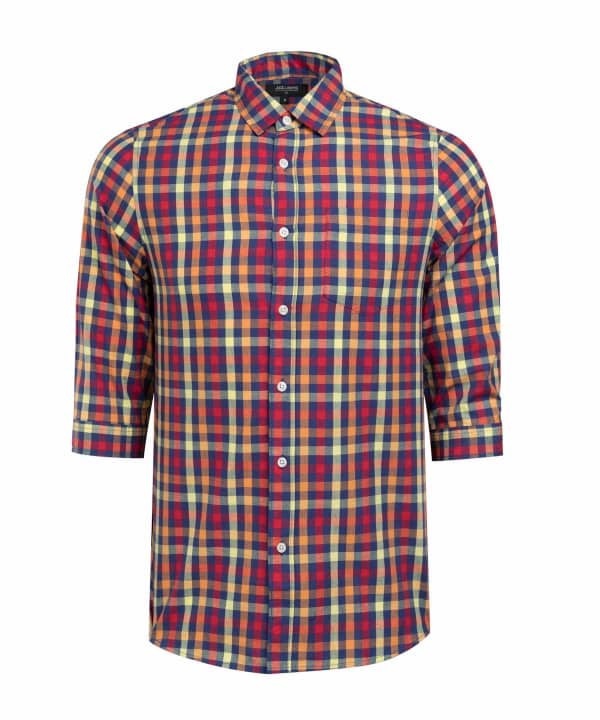 پیراهن چهارخانه مردانه جوتی جینز JootiJeans کد 11532025 - 0