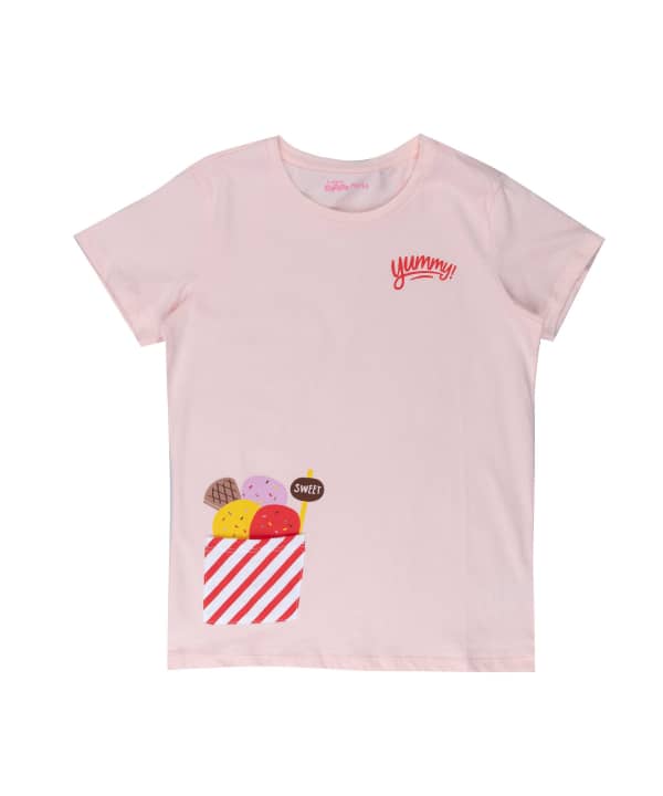 تیشرت دخترانه بالنو Baleno کد 82103230 - 0