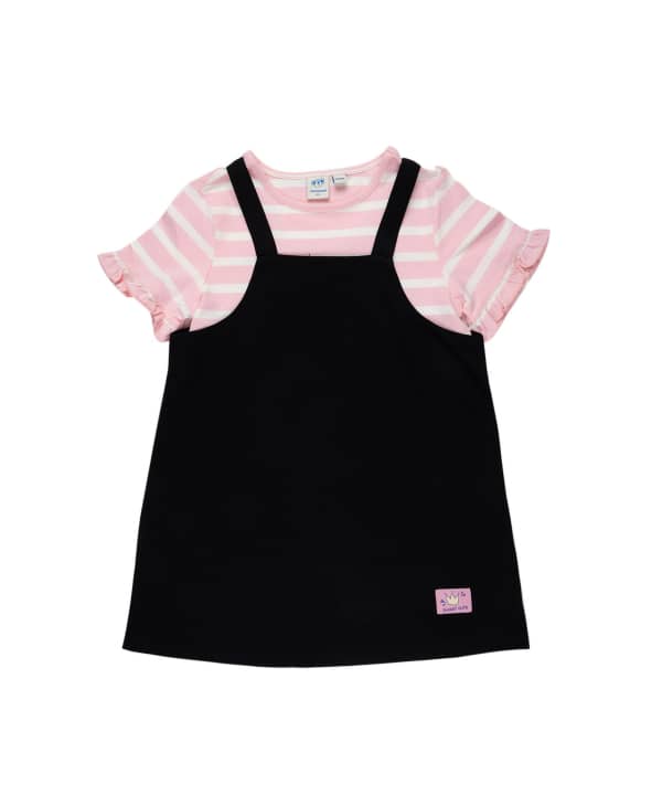 ست تیشرت و سارافون دخترانه جین وست Jeanswest کد 12642503 - 0