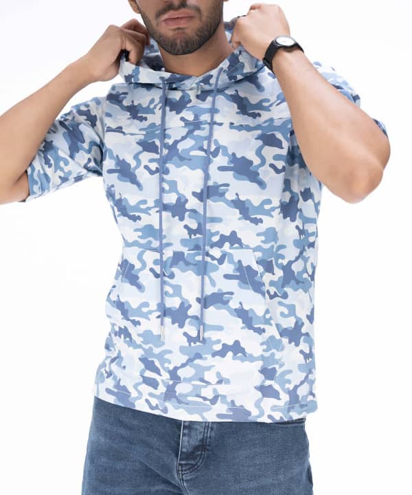 تیشرت کلاه دار مردانه جوتی جینز JootiJeans کد 11533028 - 1