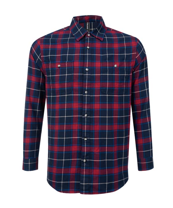 پیراهن چهارخانه مردانه جین وست Jeanswest کد 13131505 - 0