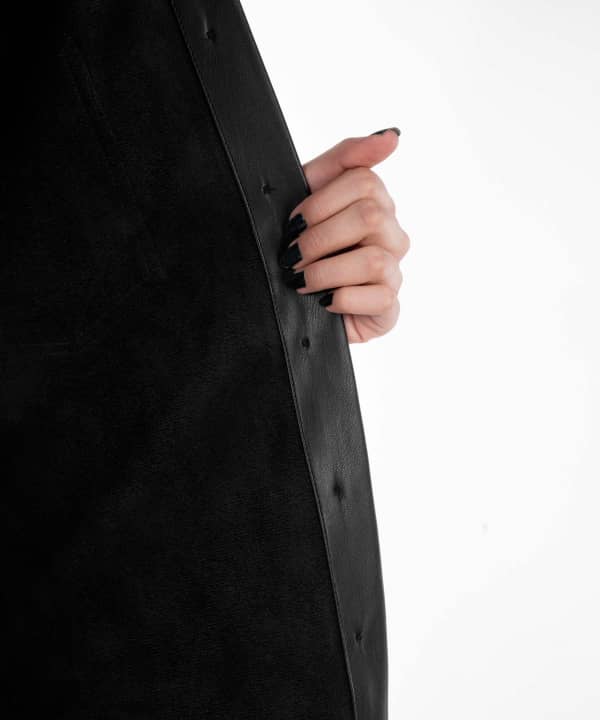 مانتو چرم زنانه جوتی جینز JootiJeans کد 23731309 - 5