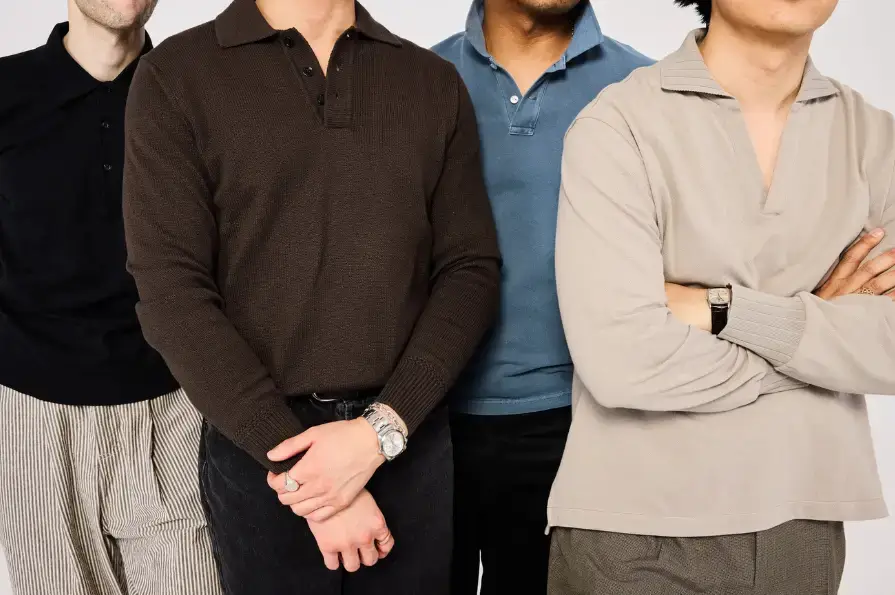 انواع تیشرت مردانه یقه‌دار