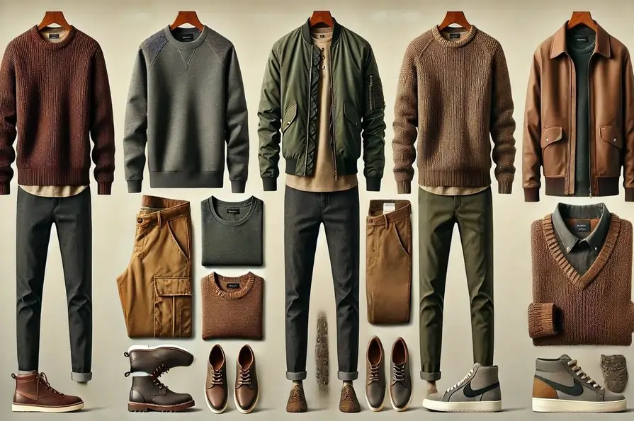 جدول رنگبندی لباس مردانه