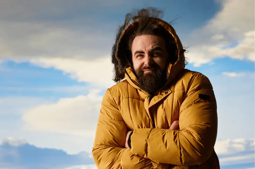 چگونه سایز کاپشن مردانه را اندازه بگیریم؟