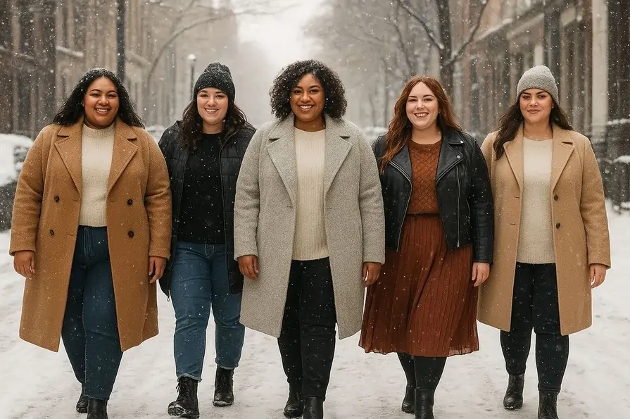 لباس مناسب اندام سیبی‌ شکل